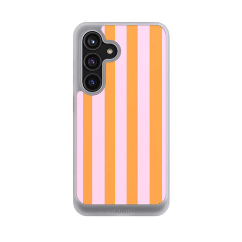 Samsung Galaxy S24 NIVOcore Orange Rosa Streifen