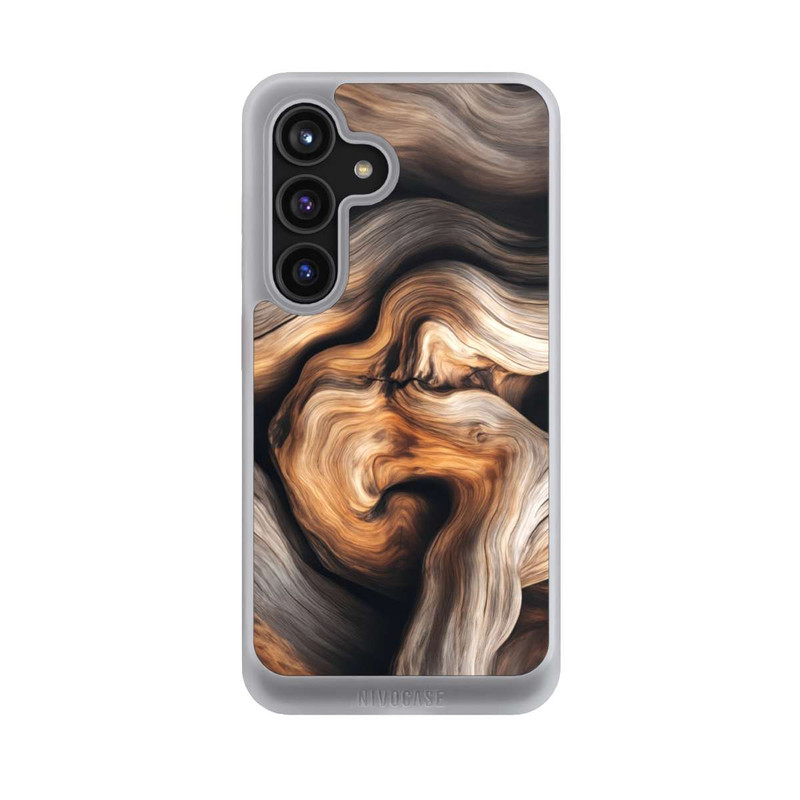 Galaxy S24 NIVOcore Rustikales Holz mit KI