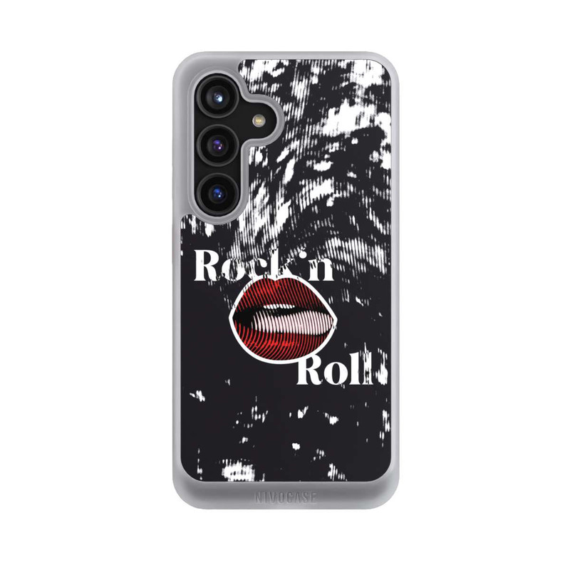 Galaxy S24 NIVOcore Rock 'n Roll Grid Kunst