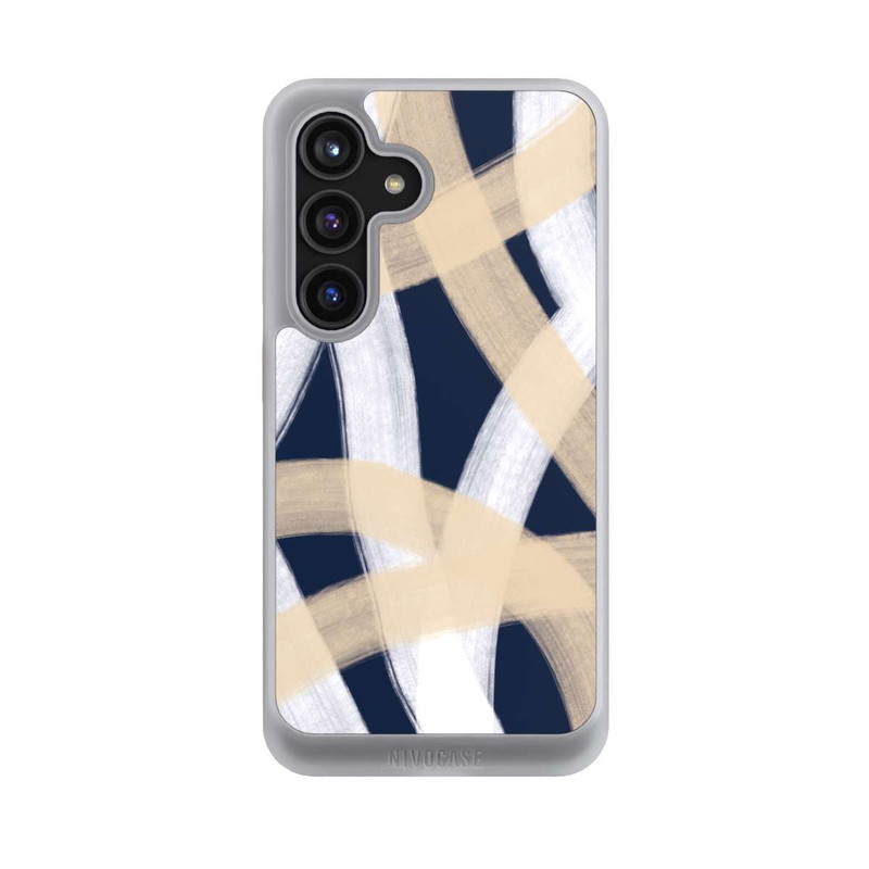 Galaxy S24 NIVOcore Laced Up Beije Blue