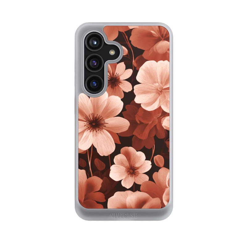 Galaxy S24 NIVOcore Rote Negativblumen mit KI