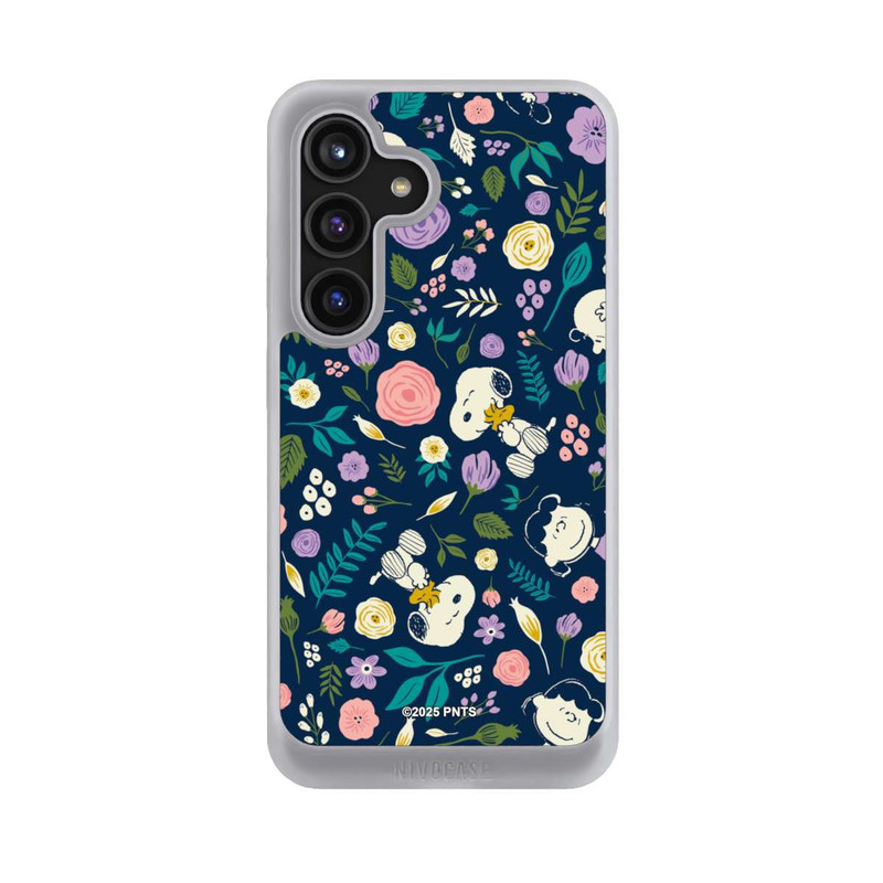 Galaxy S24 NIVOcore Peanuts Dark Flower Pattern