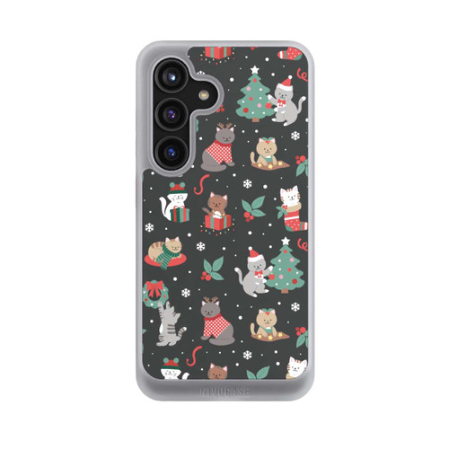 Samsung Galaxy S24 NIVOcore Christmas Festive Cute Holiday Kittens
