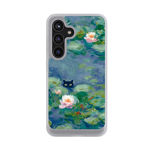 Samsung Galaxy S24 NIVOcore Katze im Teich Gemälde Impressionismus