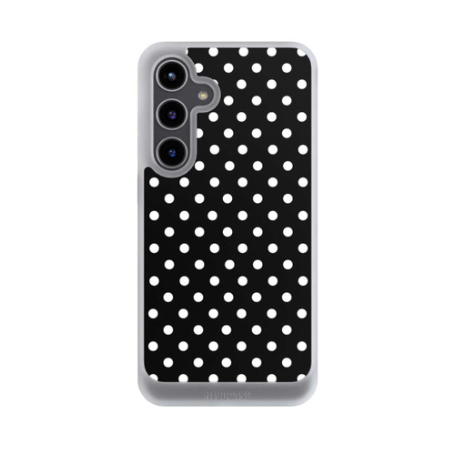 Samsung Galaxy S24+ NIVOcore Polka Dots Black and White