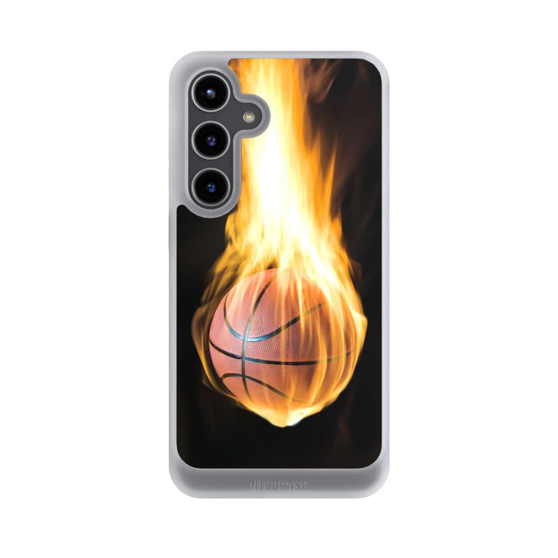 Galaxy S24 + NIVOcore Brennende Basketball Leidenschaft