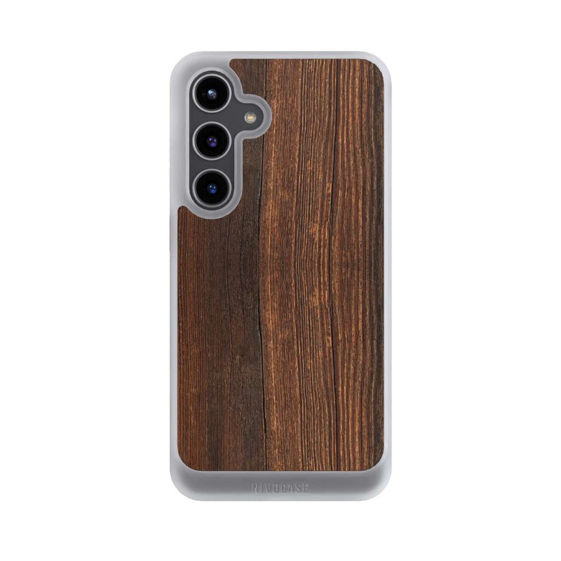 Galaxy S24 + NIVOcore Nußbaum Holzlook