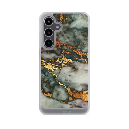 Samsung Galaxy S24+ NIVOcore Grauer und goldener Marmor Look