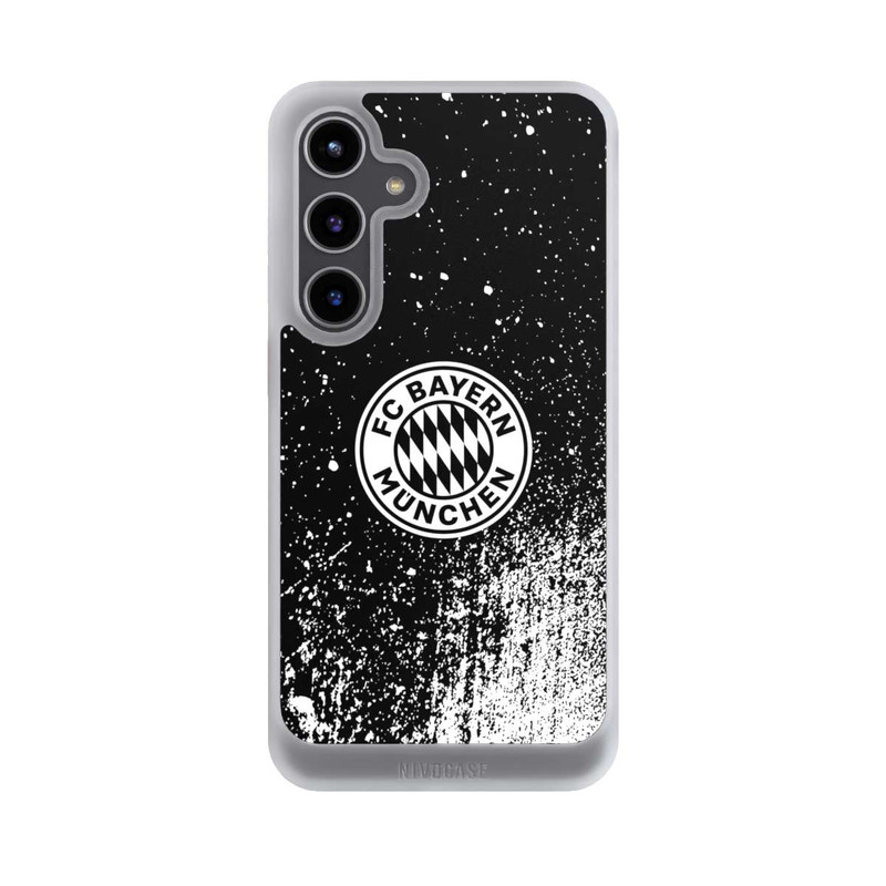 Galaxy S24 + NIVOcore Splatter Schwarz - FCB
