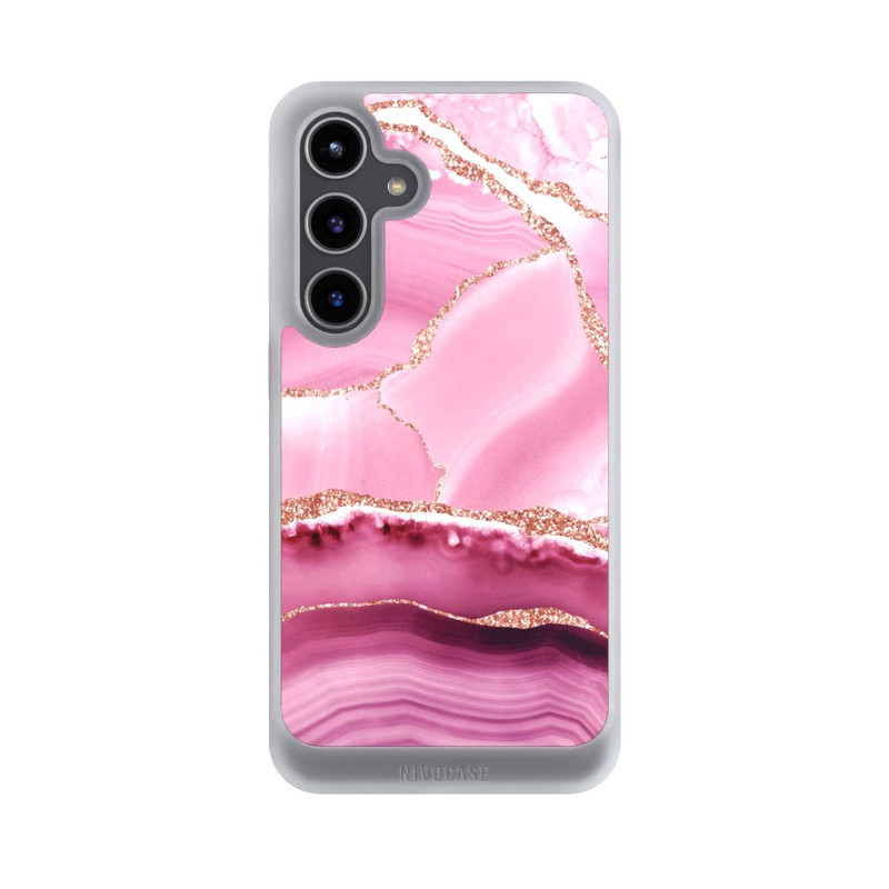 Galaxy S24 + NIVOcore Meerjungfrauen Pink Marmor