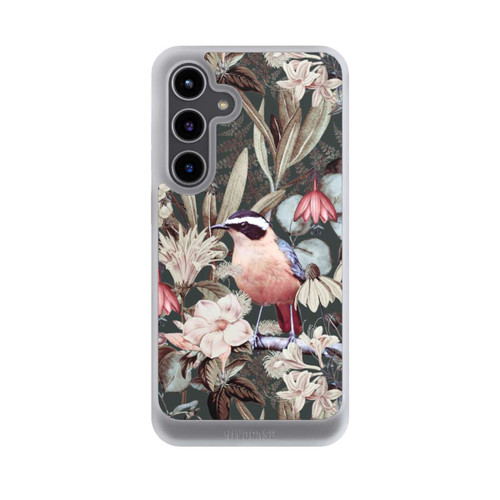 Samsung Galaxy S24+ NIVOcore Orange Bird in Vintage Flower Pattern