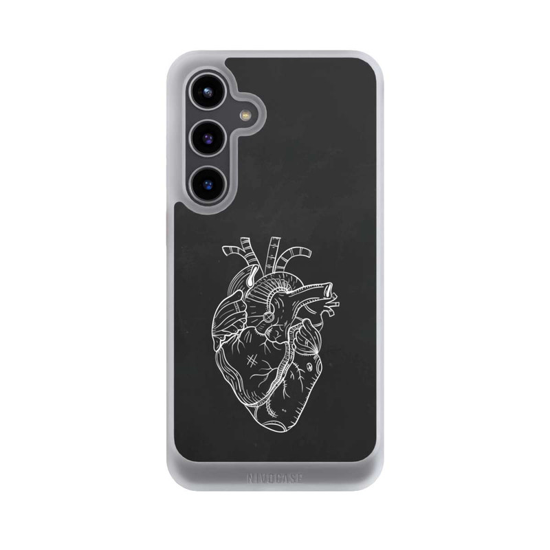 Galaxy S24 + NIVOcore Heart Drawing Black