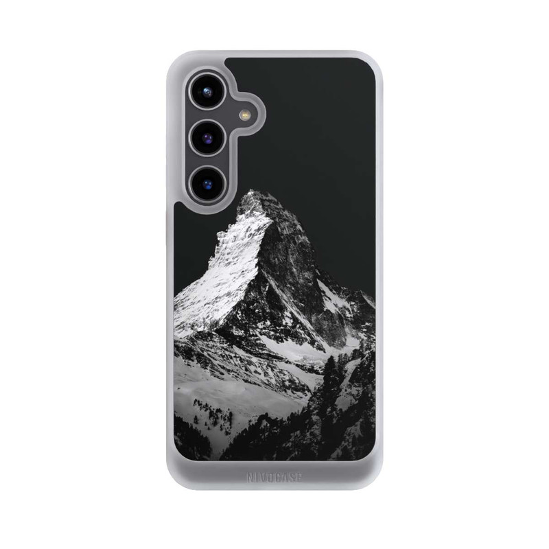 Galaxy S24 + NIVOcore Schneebedeckte Berge