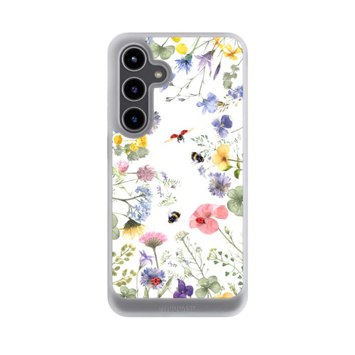 Samsung Galaxy S24+ NIVOcore Bunte Frühlingsblumen und Bienen