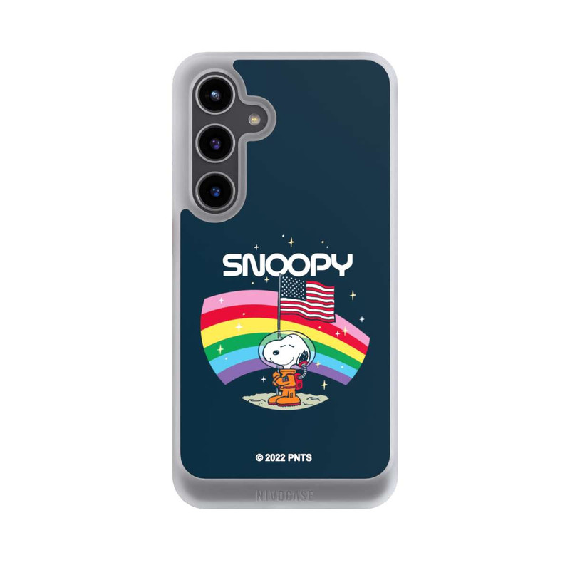 Galaxy S24 + NIVOcore Snoopy Space Traveller Rainbow