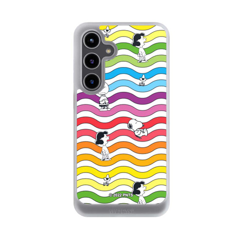 Samsung Galaxy S24+ NIVOcore Snoopy Pattern Rainbow