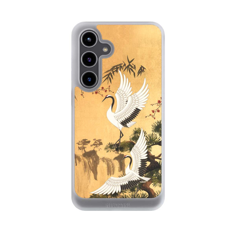 Galaxy S24 + NIVOcore Cranes Gold Japan 2