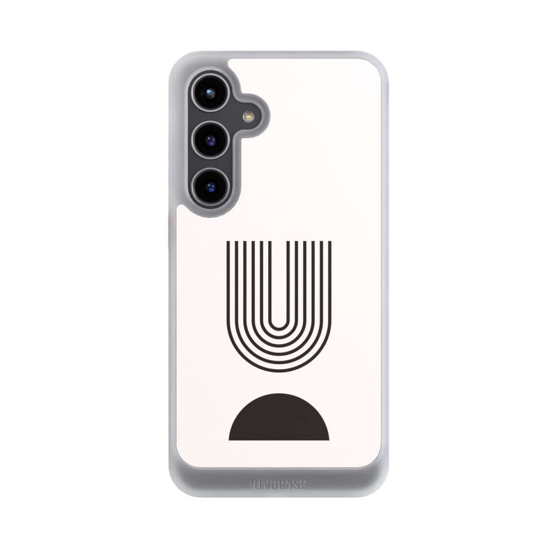 Galaxy S24 + NIVOcore Modern Art Black Lines