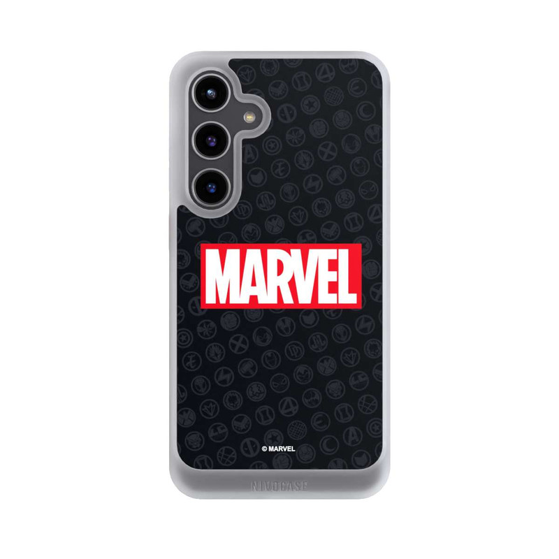 Galaxy S24 + NIVOcore Marvel Logo Black Red 