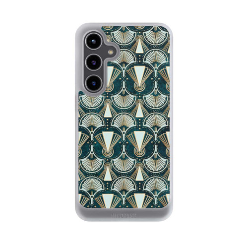 Samsung Galaxy S24+ NIVOcore Art Deco Green Pattern