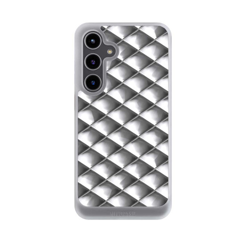 Samsung Galaxy S24+ NIVOcore Glamour Silver Squares