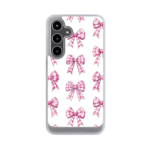 Samsung Galaxy S24+ NIVOcore Pink Gingham Hearts and Bows