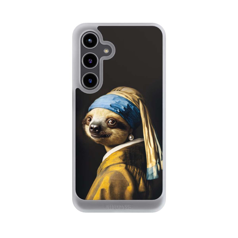 Galaxy S24 + NIVOcore Sloth with a Pearl Earring