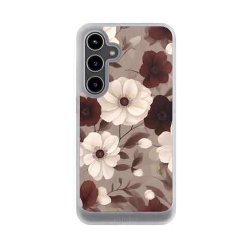 Samsung Galaxy S24+ NIVOcore Bordeaux Und Creme Blumen mit KI