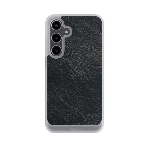 Samsung Galaxy S24+ NIVOcore Schwarzer Lederlook Hintergrund