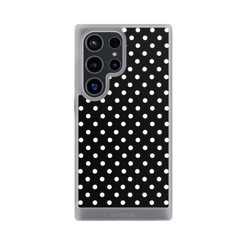 Samsung Galaxy S24 Ultra NIVOcore Polka Dots Schwarz und Weiß