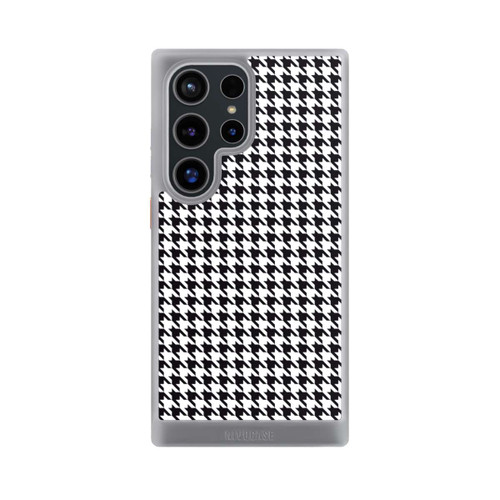 Samsung Galaxy S24 Ultra NIVOcore Hahnentritt Schwarz Weiß
