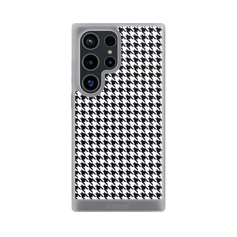 Galaxy S24 Ultra NIVOcore Hahnentritt Schwarz Weiß