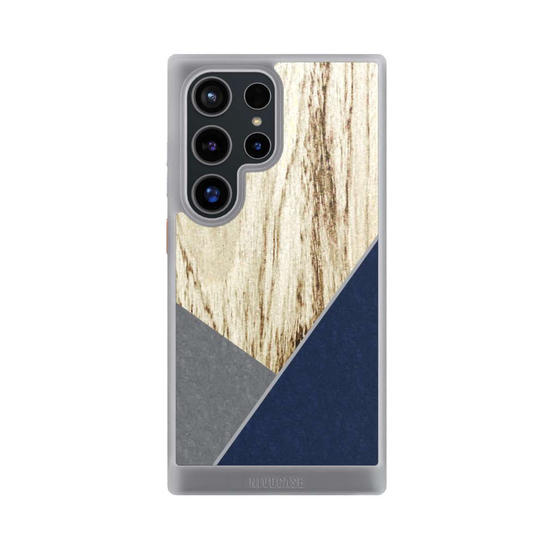 Galaxy S24 Ultra NIVOcore Grafic Wood Blue