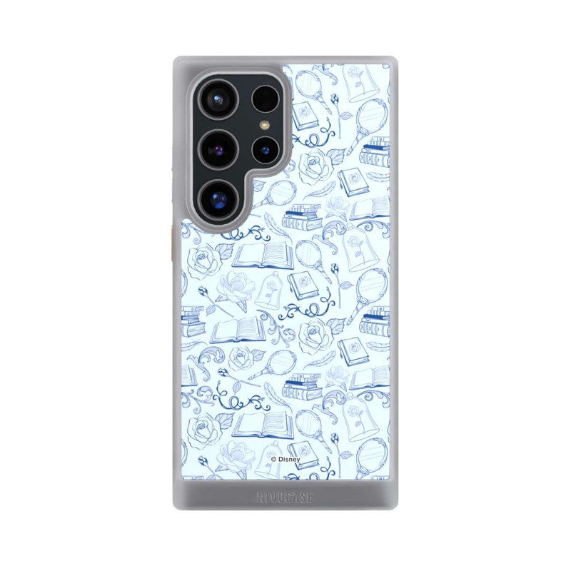 Galaxy S24 Ultra NIVOcore Beauty and Beast Pattern Blue