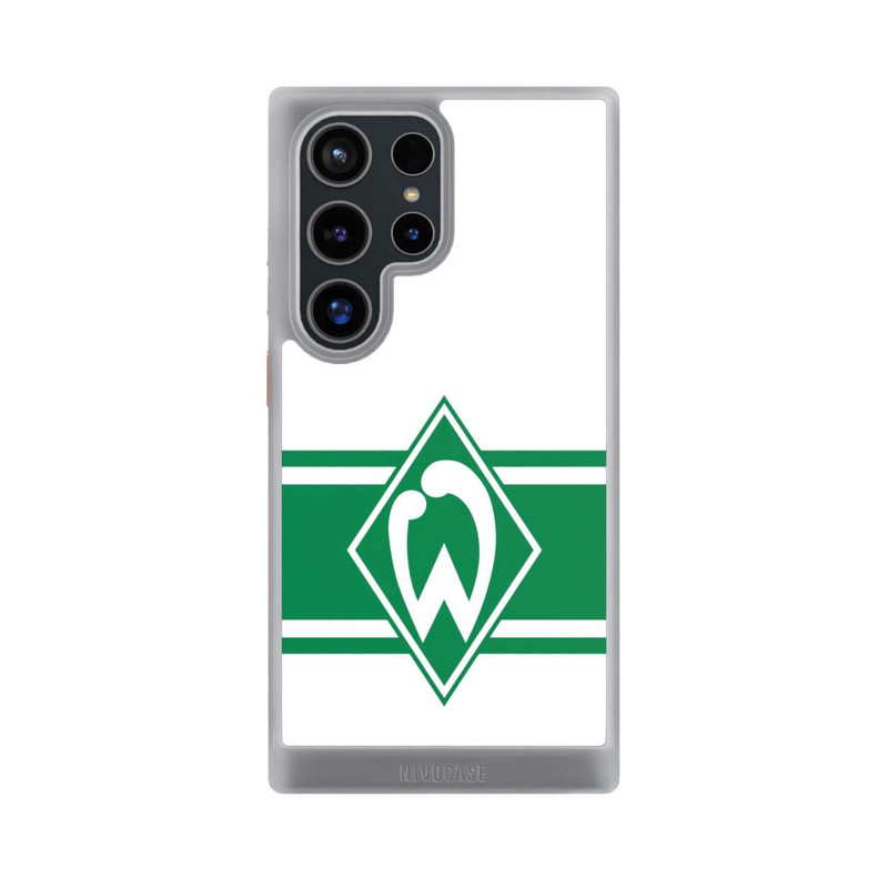 Galaxy S24 Ultra NIVOcore Werder Stripes White