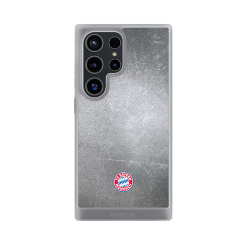 Samsung Galaxy S24 Ultra NIVOcore Klassisches FCB Logo Klein - Bunt auf Metalllook