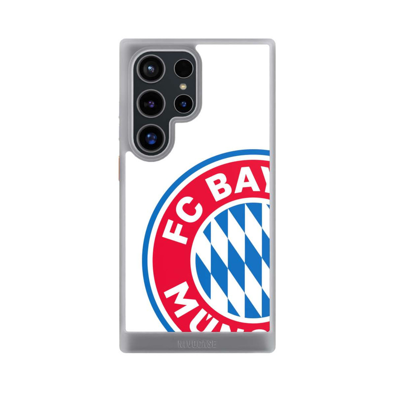 Galaxy S24 Ultra NIVOcore Großes FCB Logo Weiß