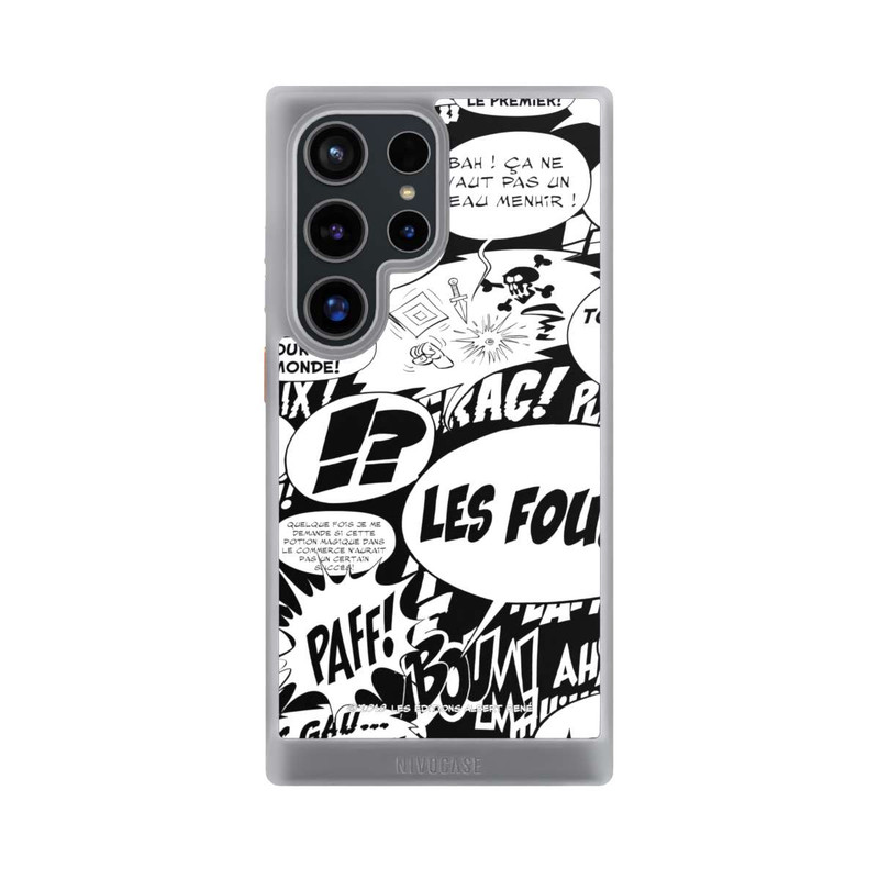 Galaxy S24 Ultra NIVOcore Sprechblasen Asterix Schwarz