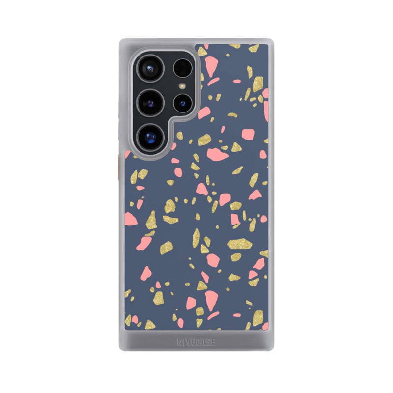 Galaxy S24 Ultra NIVOcore Terazzo Gold-Optik