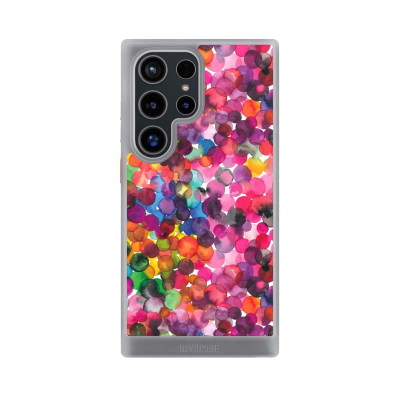 Galaxy S24 Ultra NIVOcore Überlappende Aquarellpunkte