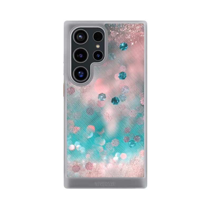 Galaxy S24 Ultra NIVOcore Turquoise Glamour Glitter Look