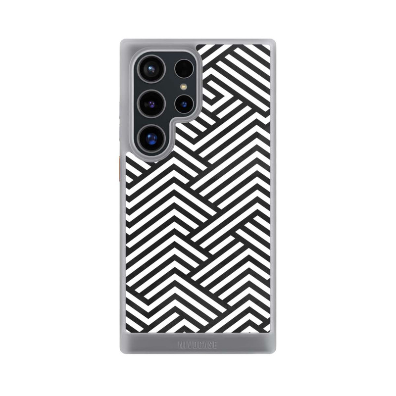 Galaxy S24 Ultra NIVOcore ZigZag noir et blanc