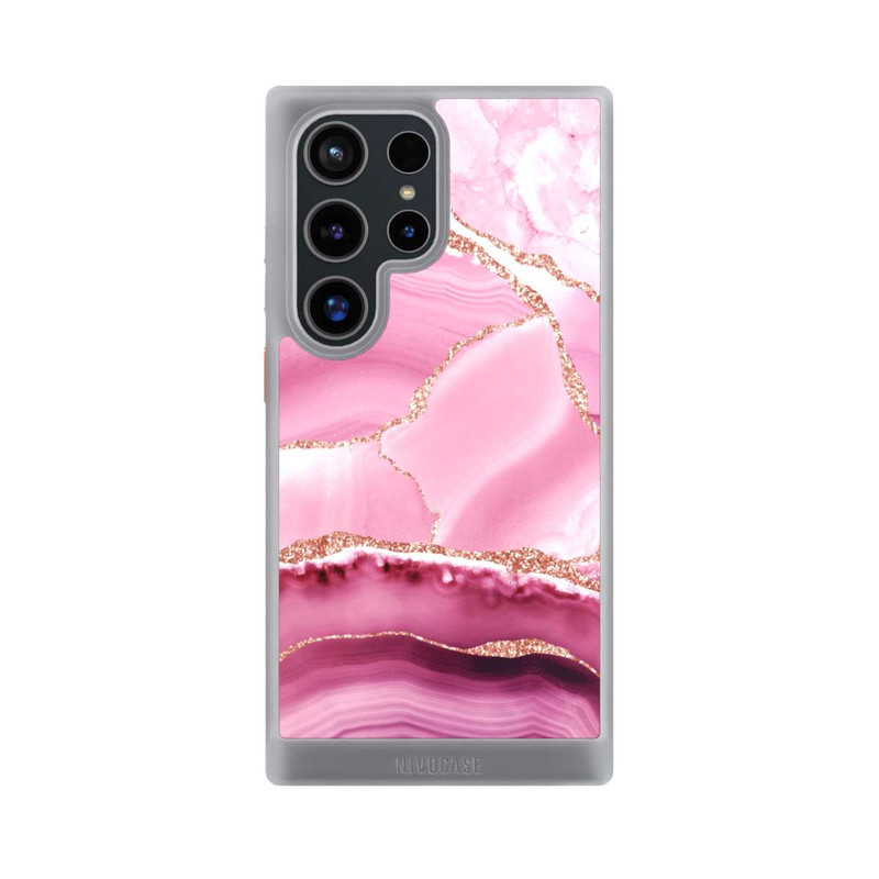 Galaxy S24 Ultra NIVOcore Marbre Sirène Rose