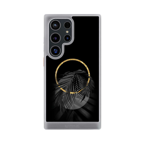 Samsung Galaxy S24 Ultra NIVOcore tropische Blätter schwarz