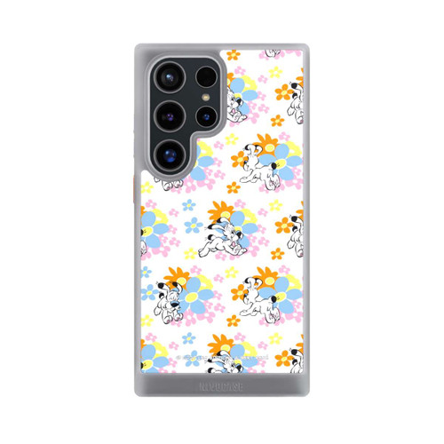 Samsung Galaxy S24 Ultra NIVOcore Idéfix sur fleurs colorées
