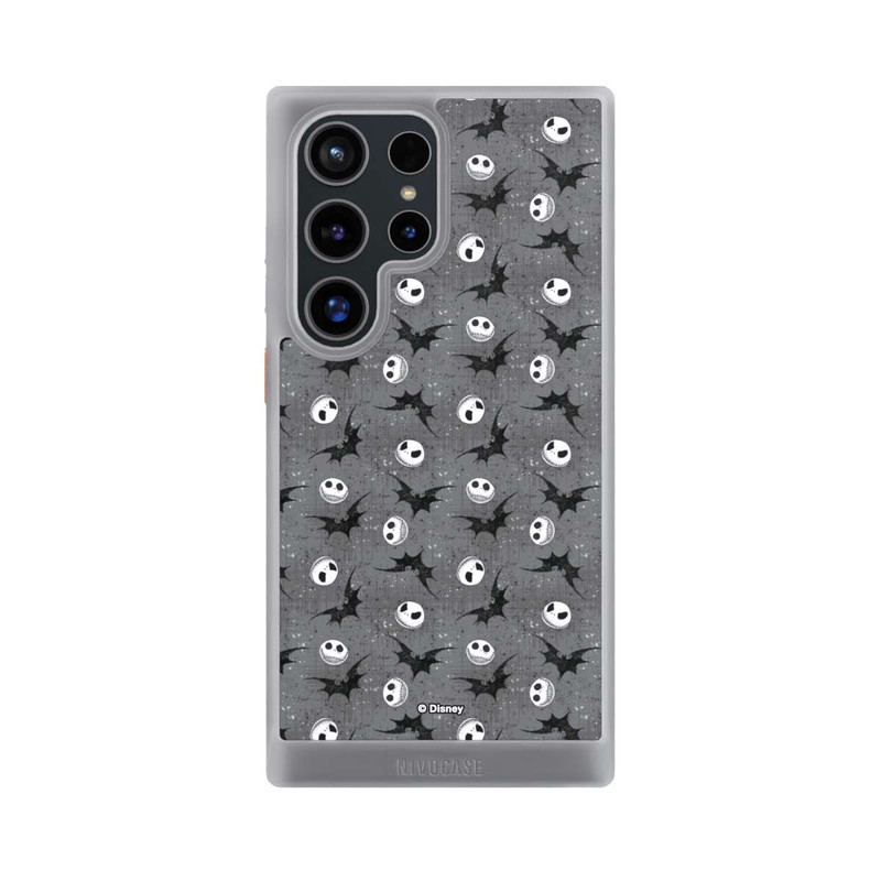Galaxy S24 Ultra NIVOcore Jack Grey Pattern Tim Burtons Nightmare before Christmas