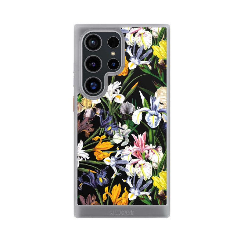Galaxy S24 Ultra NIVOcore Dunkle Wildblumentapete