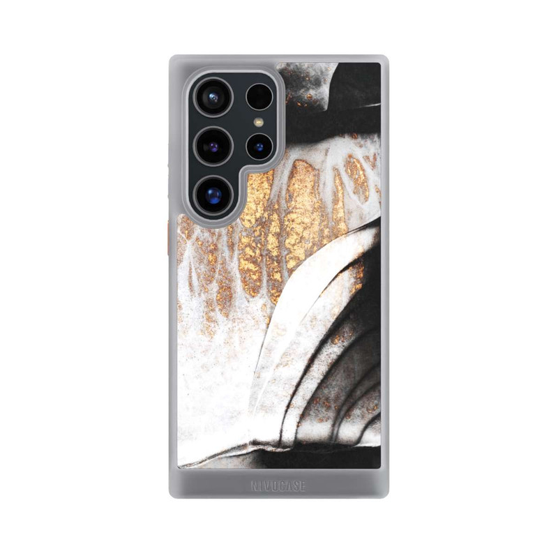 Galaxy S24 Ultra NIVOcore Schwarze und goldene Adern