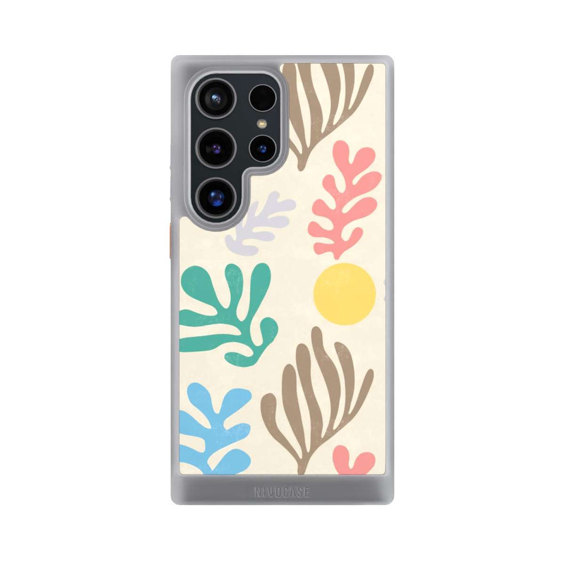Galaxy S24 Ultra NIVOcore Blätter im modernen Matisse-Stil