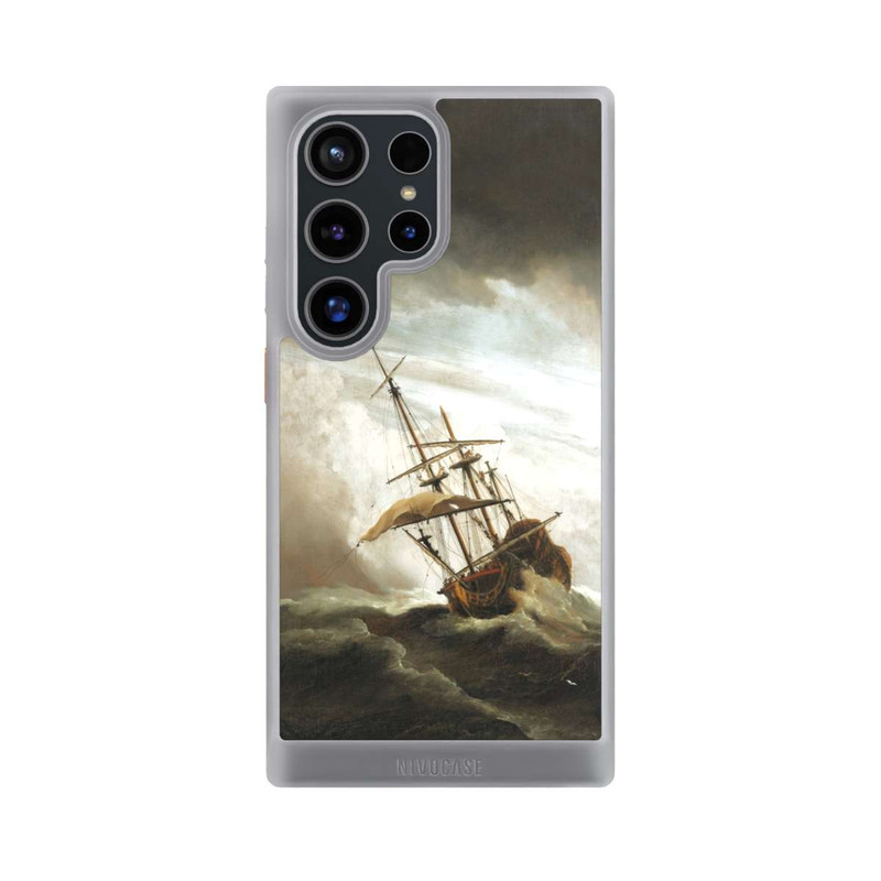 Galaxy S24 Ultra NIVOcore A Ship on the High Seas Caught by a Squall